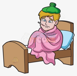 Sick Clipart Absence - Melonheadz Sick Kid , Free Transparent Clipart 