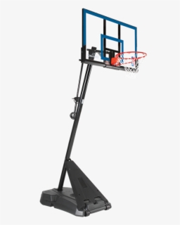 Transparent Basketball Hoop - Spalding 54 Angled Pole , Free
