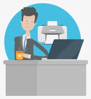 Manager Clipart Bank Teller Cartoon Free Transparent Clipart Clipartkey