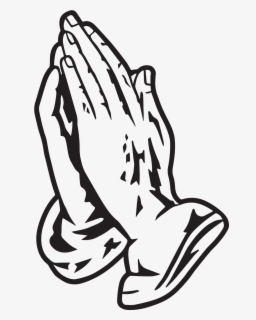 Praying Hands Stencil , Free Transparent Clipart - ClipartKey