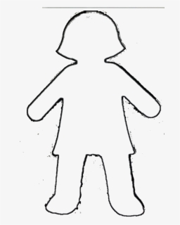 Girl Outline Cliparts - Girl Body Outline Template , Free Transparent ...