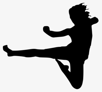 Karate Girl - Karate Kick Clip Art , Free Transparent Clipart - ClipartKey