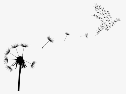 Bird Common Dandelion Flock Clip Art - Flower Turning Into Birds , Free ...