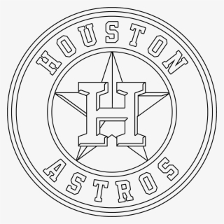 Houston Drawing Black And White - Houston Astros Logo Outline , Free ...