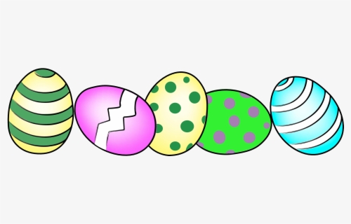 Download Easter Clip Row - Easter Eggs Clipart Border - ClipartKey