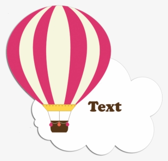 Hot Air Balloon Party - Hot Air Balloon Cupcake Topper Template , Free ...
