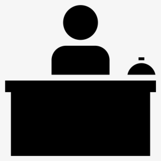 Front Desk Icon - Illustration , Free Transparent Clipart - ClipartKey