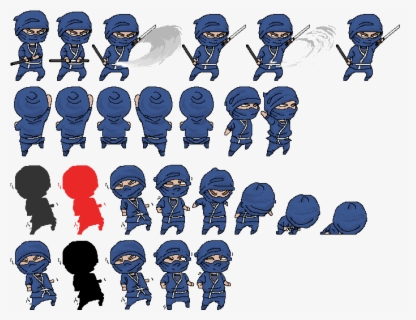 Chibi Sprite Sheet Png , Free Transparent Clipart - ClipartKey