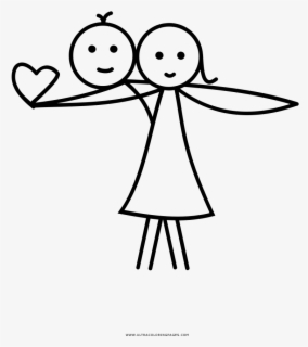 Romance Coloring Page - Romance Dibujo Para Colorear , Free Transparent 