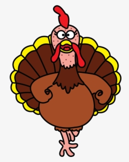 Drawn Turkey Tom - Cartoon , Free Transparent Clipart - ClipartKey