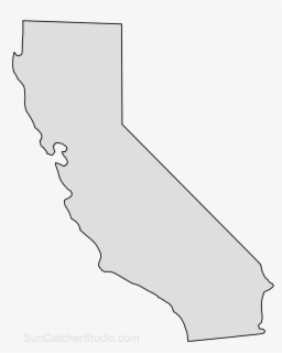 Transparent California License Plate Clipart - California State Outline ...