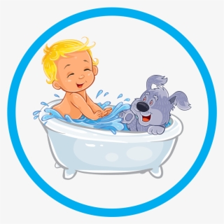 Splish, Splash Bath Time - Clip Art , Free Transparent Clipart - ClipartKey