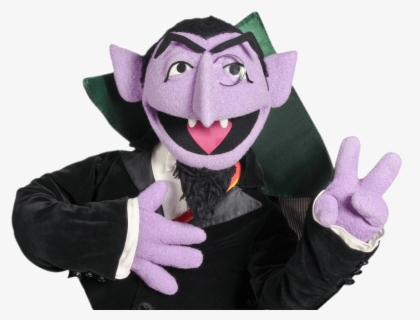 Sesame Street Count Von Count Peace Sign - Count Sesame Street , Free ...