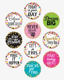 Tuesday Clipart Positive Teacher - Confetti Positive Sayings , Free ...