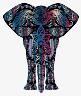 Download 3D Mandala Baby Elephant Svg - SVG Layered