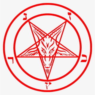 Satanic Drawing Woman Baphomet Pentagram- - Baphomet Png , Free ...