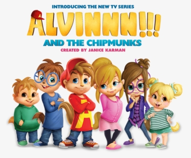 Alvin And The Chipmunks Cast Cartoon , Free Transparent Clipart