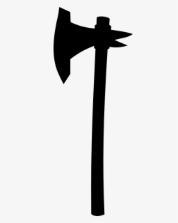 Pin Black Clipart Axe - Viking Axe Silhouette Png , Free Transparent ...