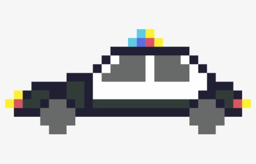 Transparent Police Car Clipart - Pixel Art Police Car , Free ...