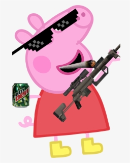 Free Peppa Pig Clip Art With No Background Clipartkey - mlg peppa pig roblox