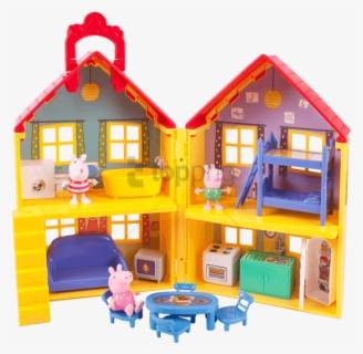 Peppa Pig House Png , Free Transparent Clipart - ClipartKey