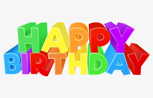 Birthday Colorful Png Clip Art Image Gallery - Happy Birthday Png Text ...