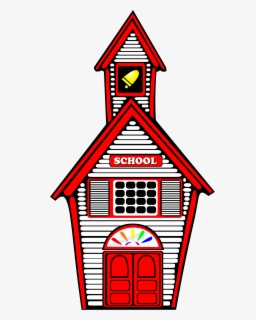 Clipart Schoolhouse Black And White School House Hd - School Clipart ...