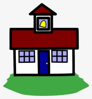 Free School House Clip Art with No Background - ClipartKey