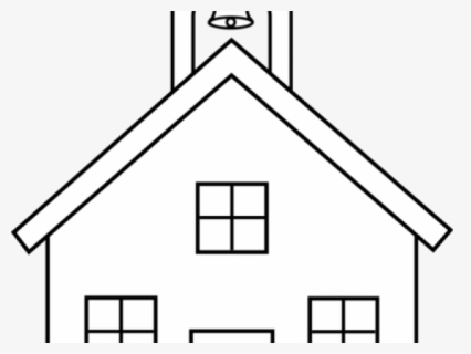 Transparent House Outline Png - Old School House Drawing , Free ...