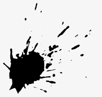 Transparent Black Splatter Paint - Paint Splatter High Res , Free ...