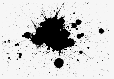 Download Ink Splash Png - Black Paint Splash Vector - ClipartKey