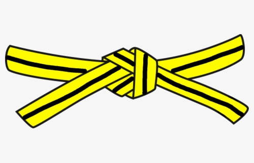 Picture - White And Yellow Belt Karate , Free Transparent Clipart ...