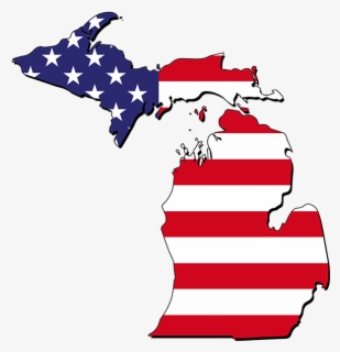 Michigan American Flag Png , Free Transparent Clipart - ClipartKey