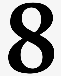 Number 8 In A Circle , Free Transparent Clipart - ClipartKey