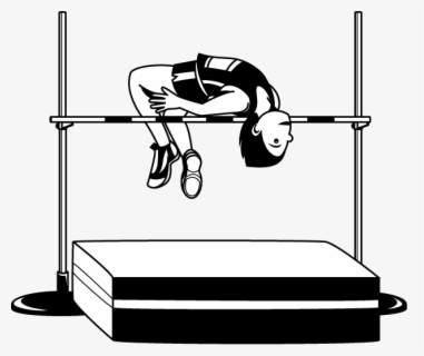 High Jump Scissors Clipart - Track And Field Athletics Clipart , Free ...