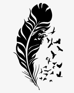 Download Feather With Birds Svg Free Free Transparent Clipart Clipartkey