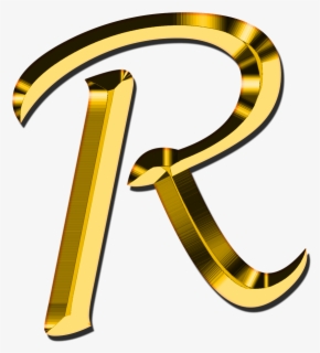 Letter R Gold Png , Free Transparent Clipart - ClipartKey