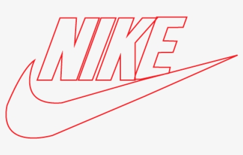 Нарисовать логотип nike