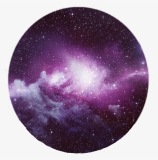 Galaxy Aesthetic Space Circle Background Purple Background In Circle Free Transparent Clipart Clipartkey