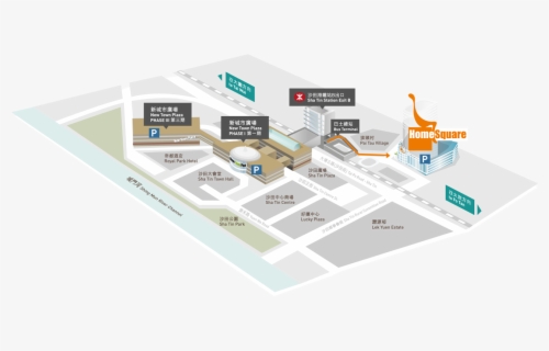 Map - Shatin New Town Plaza Floor Plan , Free Transparent Clipart ...