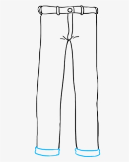 Pants Drawing Jeans Line And How To Draw Really - Draw A Pair Of Jeans ...