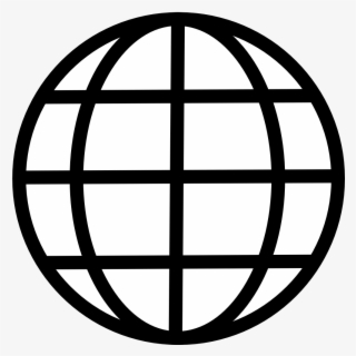 Globe Black And White Clipart Vector Clipartfest Transparent - Latitude