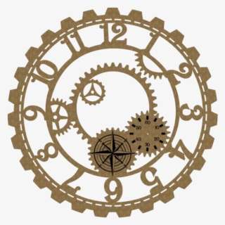 Printable Steampunk Clock Face , Free Transparent Clipart - ClipartKey