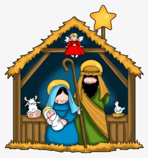 Shepherds Traveling To Jesus Christmas Clipart - Nativity Clip Art ...