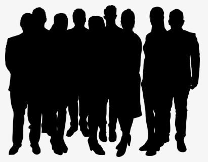 Group Of People Clipart - Black And White People Clip Art , Free ...