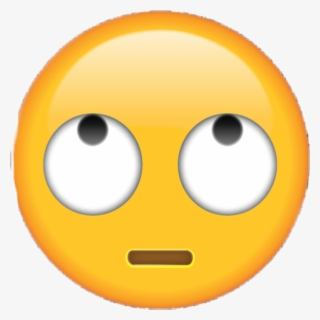 Download Face With Rolling Eyes Emoji - Eye Roll Emoji Png , Free ...