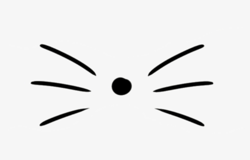 Drawn Phill Cat Whiskers - Whiskers Clipart Black And White , Free ...
