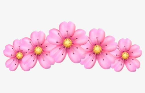 Pink Flower Emoji Wallpaper