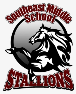 Mustang Clipart Central Middle School - Southeast Middle Stallions ...