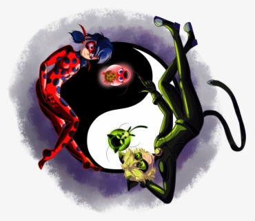 Miraculousladybug Miraculous Ladybug Catnoir Chatnoir Ladybug Y Chat Noir Free Transparent Clipart Clipartkey